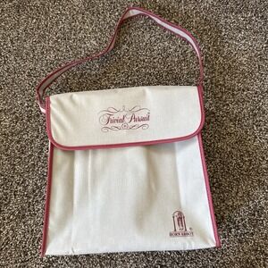 Vintage Official Trivial Pursuit Game Tote Carrying Bag Gray 11‎ Inches Clean